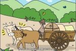 Truyện song ngữ: Con bò và các bánh xe