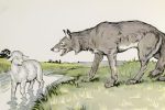 Truyện song ngữ: Con sói và con cừu