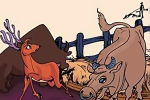 Truyện Song Ngữ: Con Hươu trong cái chuồng bò