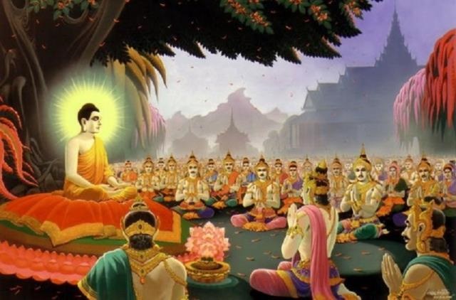 Phật dạy vua Thắng Quang làm chính trị