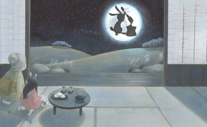 Sự tích Thỏ ngọc giã bánh Mochi trên cung trăng - Sự tích Trung Thu
