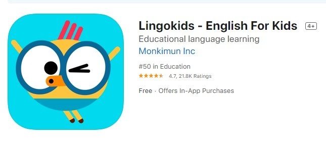 ứng dụng học tiếng anh cho trẻ em - lingokids
